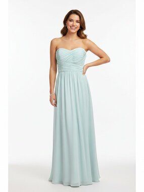 Donna Morgan bella blue dress, size 8, NEW WITH TAGS!